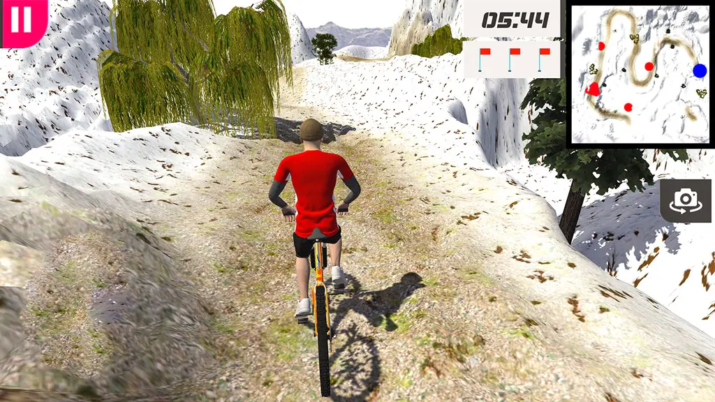 BMX Ride Snowing Screenshot Image #5