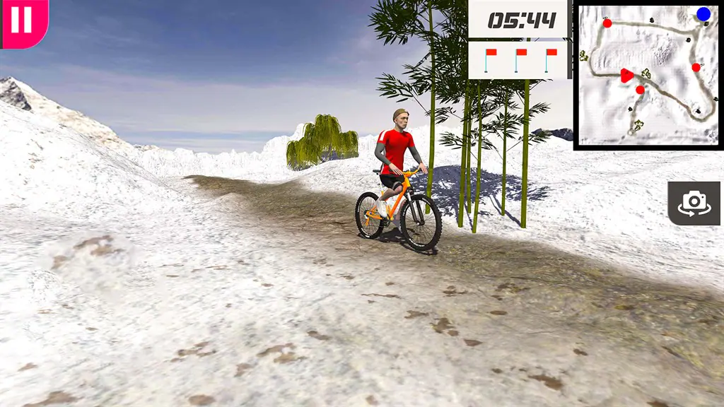 BMX Ride Snowing Screenshot Image #6