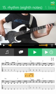 Bass Lessons Beginners Lite Screenshot Image