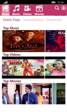 Movies Videos & Music Downloader Screenshot Image