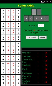 Poker Odds Screenshot Image