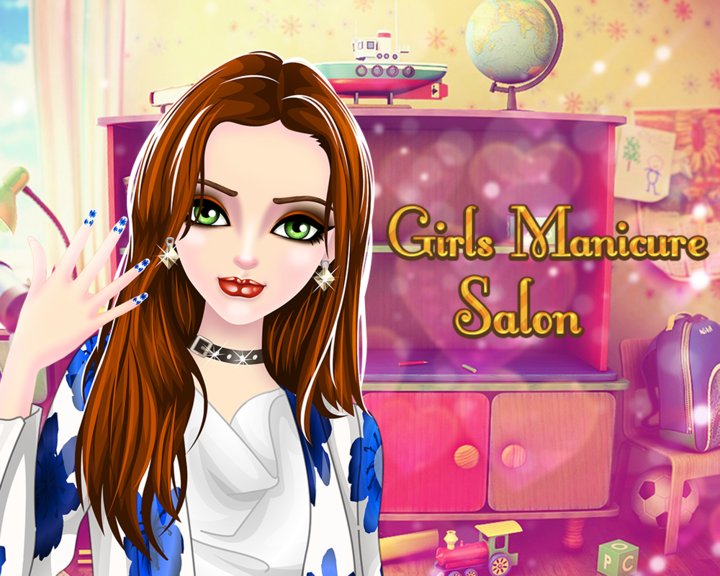 Girls Manicure Salon Image