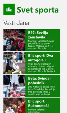 Svet Sporta Screenshot Image