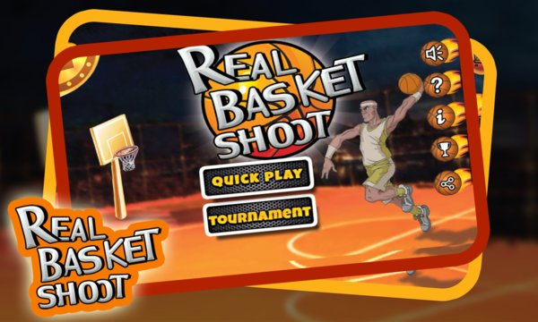 Real Basket Shoot Screenshot Image