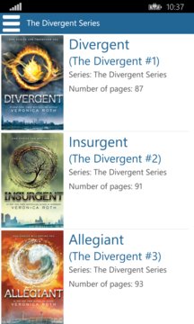 The Divergent Series App Screenshot 2
