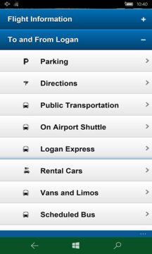 MASSPORT-Logan Airport Screenshot Image