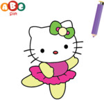 Coloring Kitty Cat