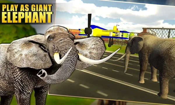 Wild Elephant Simulator 3D Screenshot Image