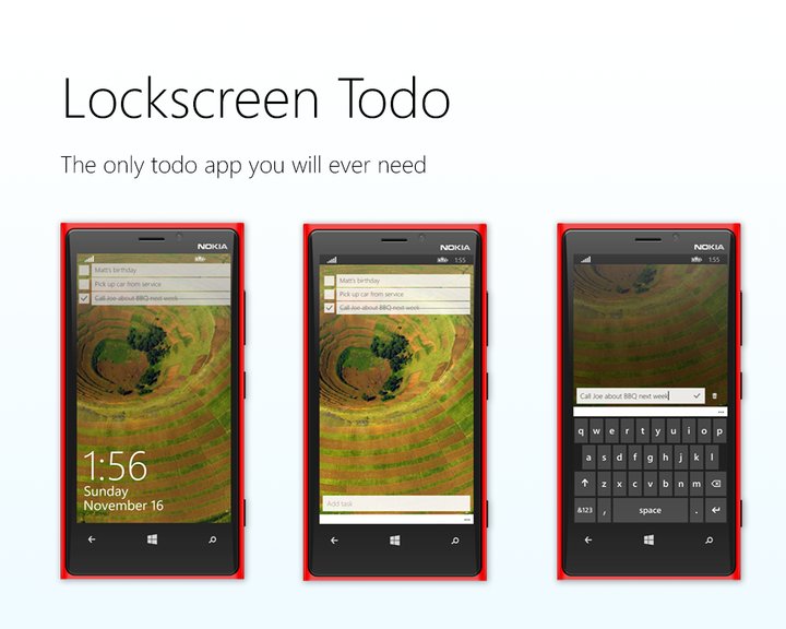 Lockscreen ToDo Image