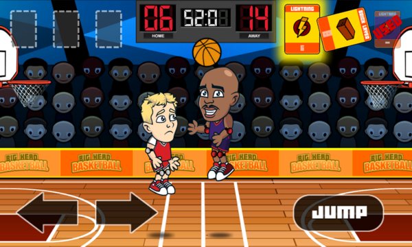 Big Head Basketball Screenshot Image