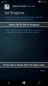 Ringtone Saver Screenshot Image
