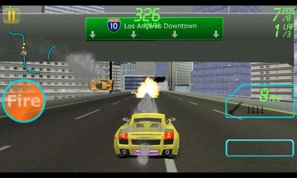 Supercar Shooter: Death Race Screenshot Image