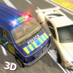 Police Mini Bus Crime Pursuit 3D - Chase Criminals