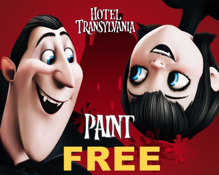 Hotel Transylvania Paint Image