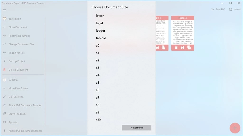 PDF Document Scanner Screenshot Image #3