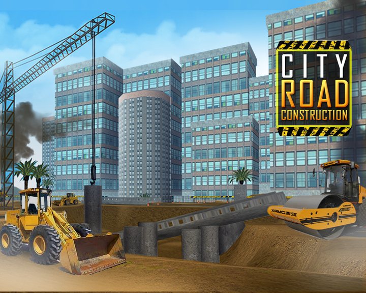 Modern City Roads Construction - Road Builder Sim Image