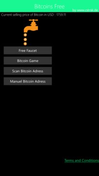 Bitcoins Screenshot Image