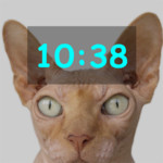 Clock and Pets Image