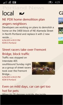 Portland News Screenshot Image
