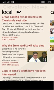 Cleveland News Screenshot Image