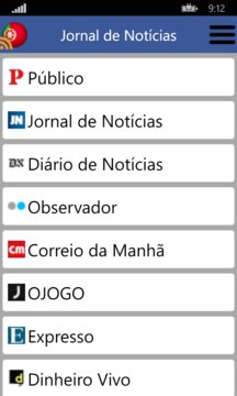 Jornal de Notícias Screenshot Image