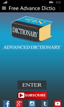 Advance Dictionary Screenshot Image