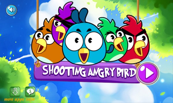 Shooting Angry Bird Screenshot Image
