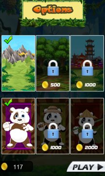 Panda Fall App Screenshot 2