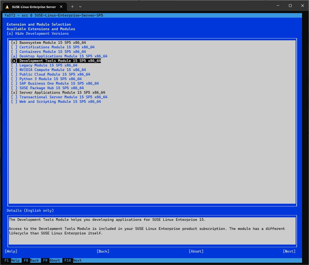 SUSE Linux Enterprise 15 SP5 Screenshot Image #3