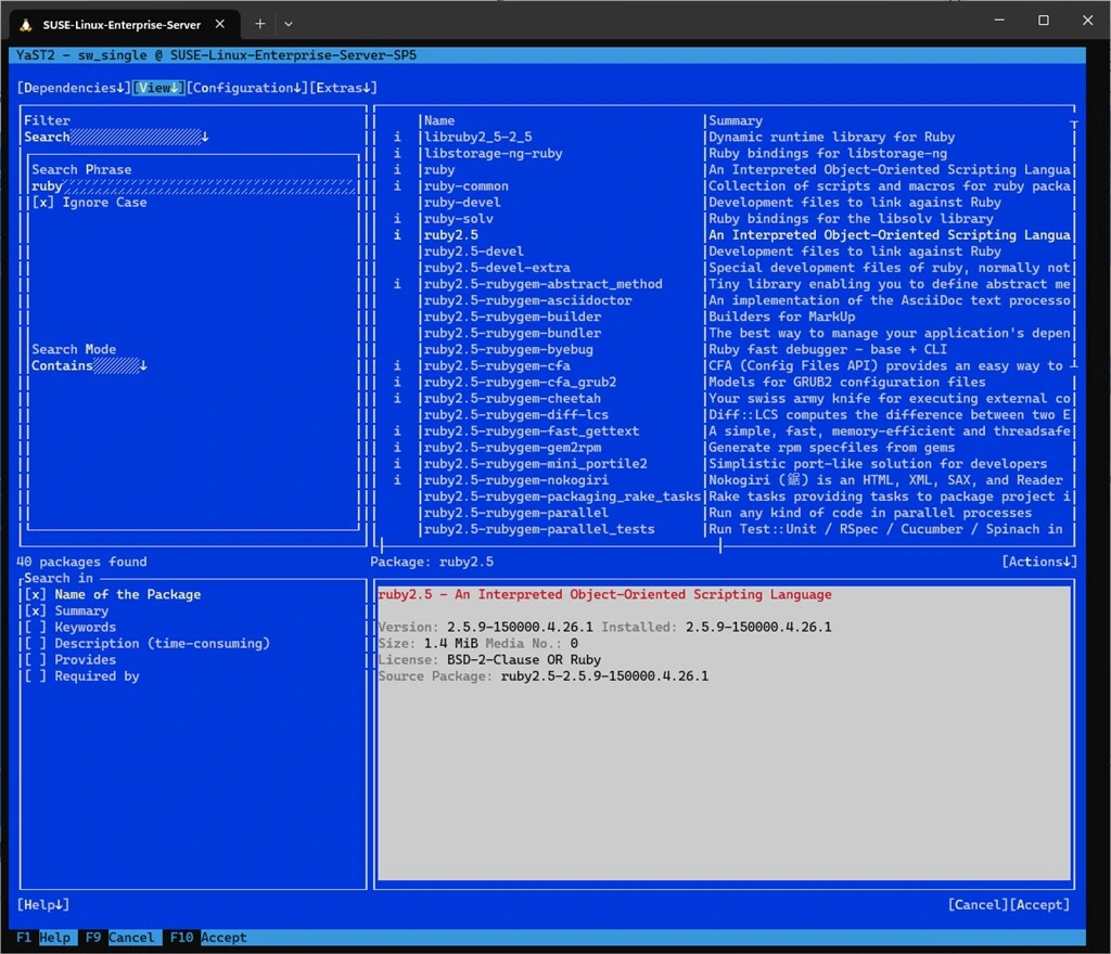 SUSE Linux Enterprise 15 SP5 Screenshot Image #6