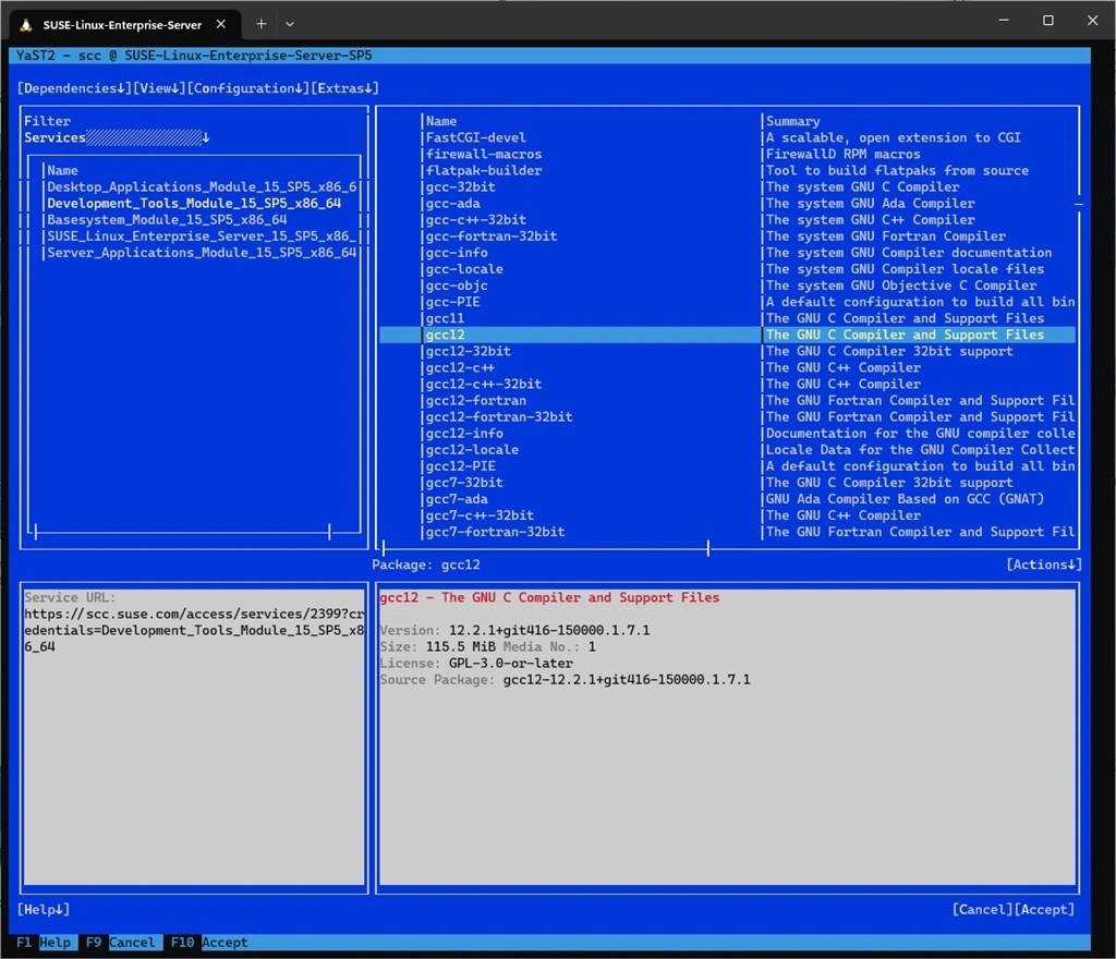 SUSE Linux Enterprise 15 SP5 Screenshot Image #8