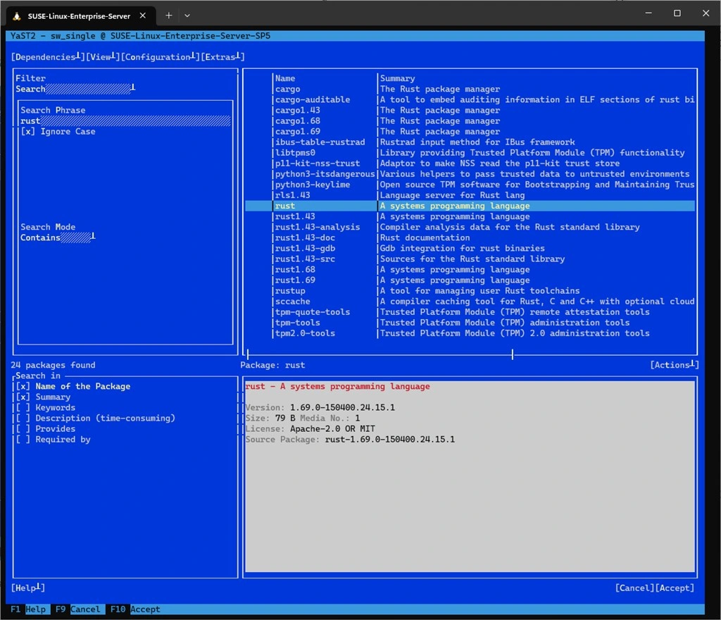 SUSE Linux Enterprise 15 SP5 Screenshot Image #9