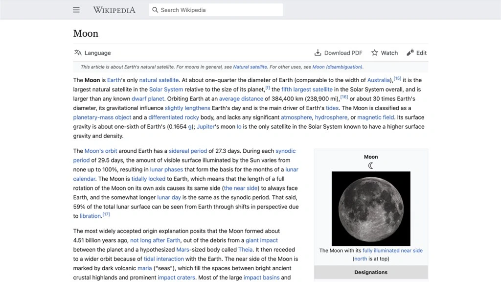 Wikipedia Indonesian Screenshot Image