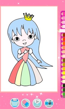 Princess Color Book Screenshot Image #2