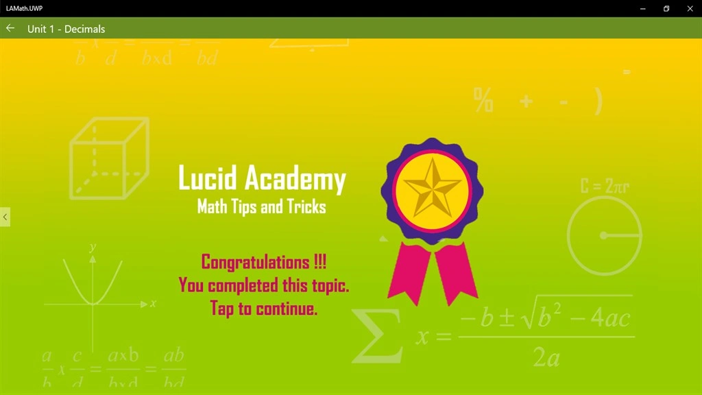 Lucid Academy Math Screenshot Image #10