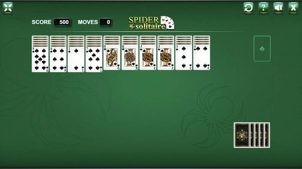 Spider Solitaire Screenshot Image