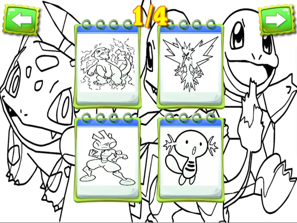 Coloring Pikachu Screenshot Image #3