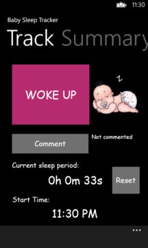 Baby Sleep Tracker App Screenshot 2