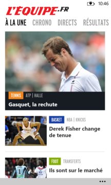 L'Equipe.fr Screenshot Image