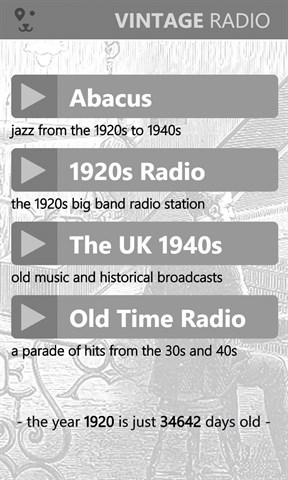 Vintage Radio Screenshot Image