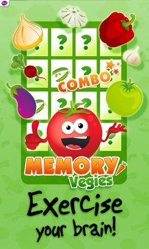 Memory Games Vege Screenshot Image
