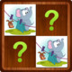Animal Matching Puzzle Icon Image