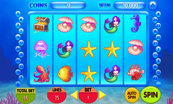 Slot Machine Ocean Screenshot Image