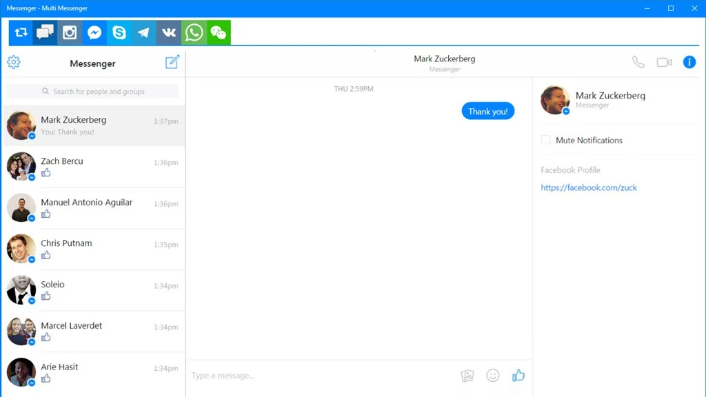 Multi Messenger Screenshot Image #3