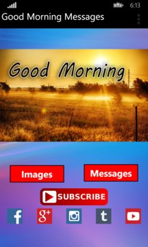 Good Morning Messages Screenshot Image