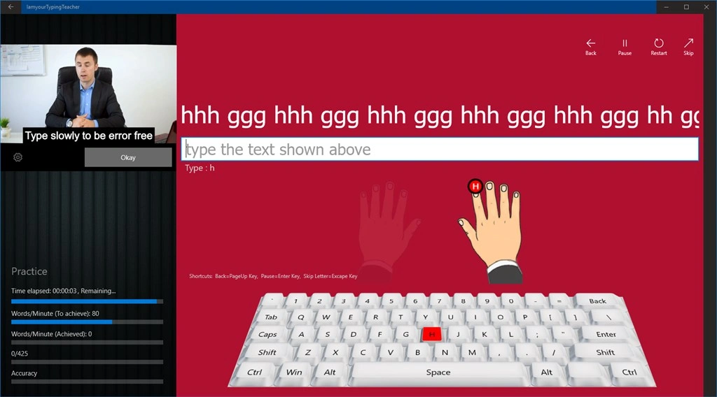 Learn Typing With Jhon Screenshot Image #2