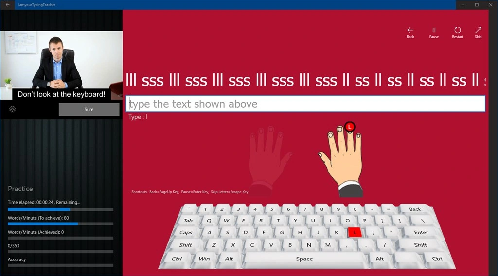 Learn Typing With Jhon Screenshot Image #3
