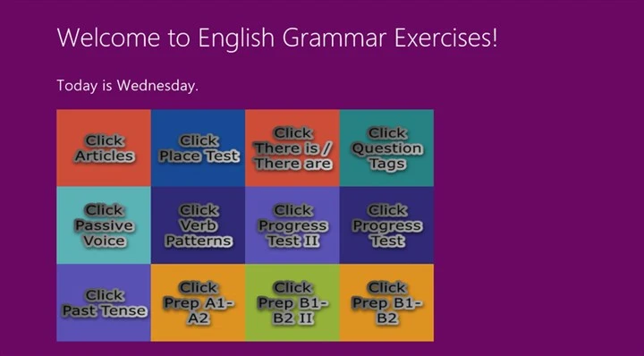 English Grammar Exercises Image