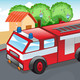 ABC Preschool Car Truck and Engine Dot Puzzles Icon Image