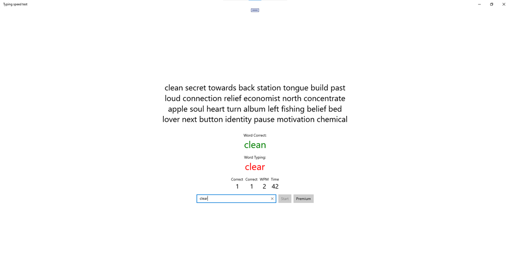 Typing Speed - KBT Screenshot Image #2